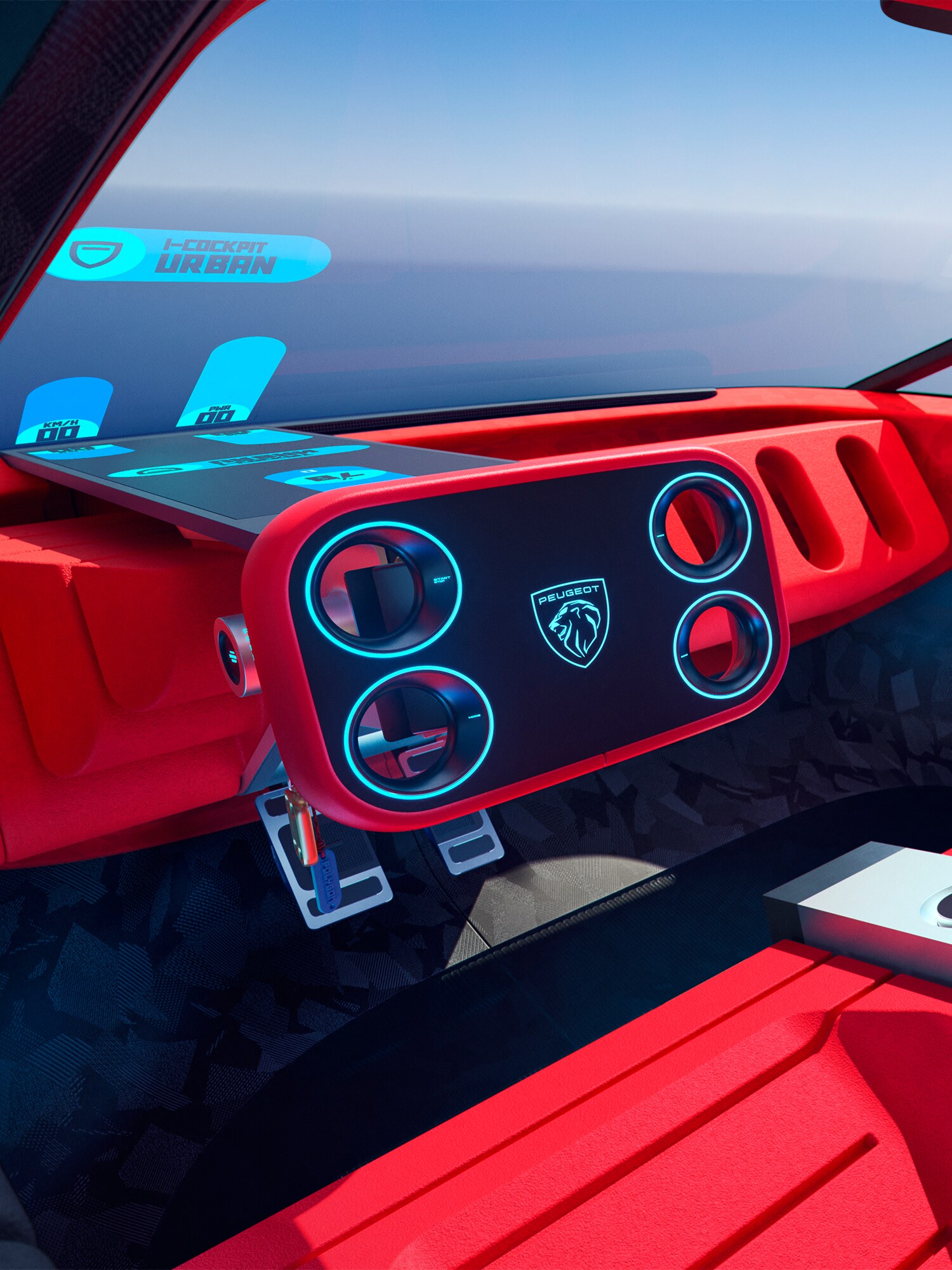 PEUGEOT Polygon concept interior view