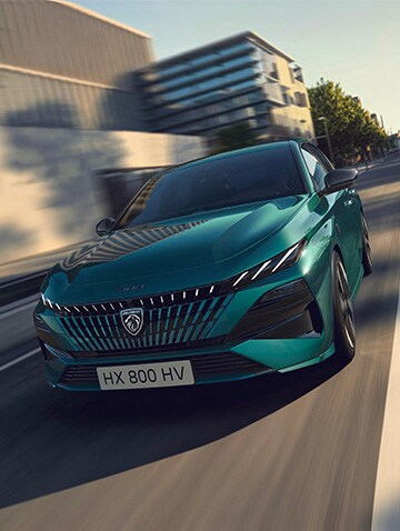 New PEUGEOT E-308 front view