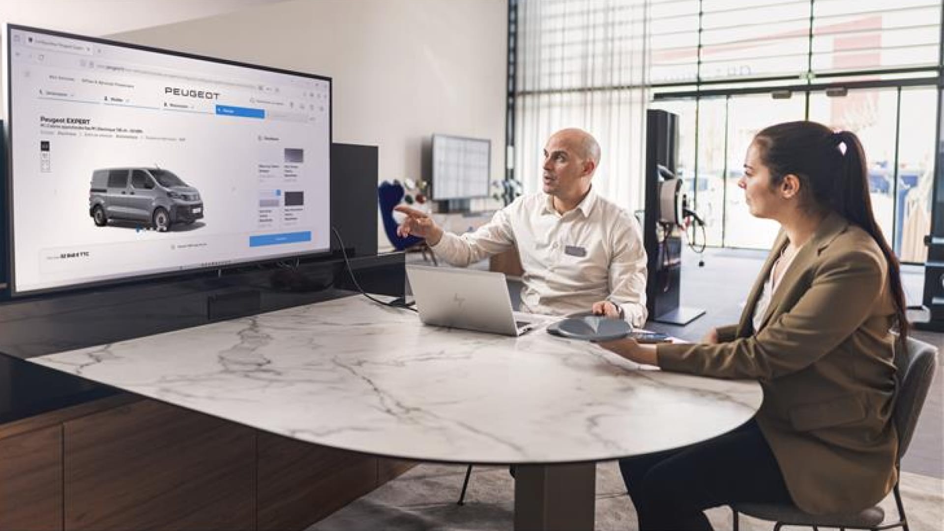 PEUGEOT Professional Centre, Expert with customer