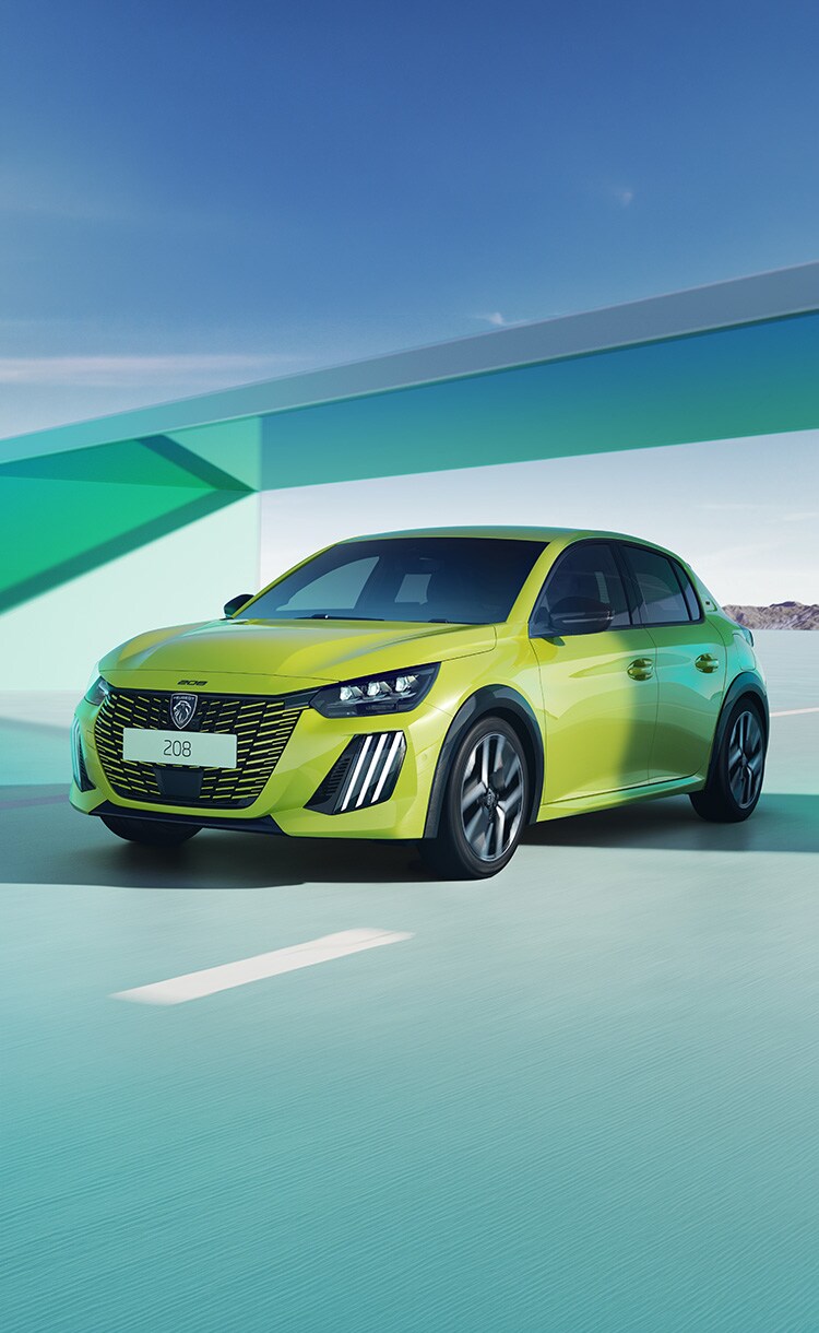 PEUGEOT 208 hybrid or petrol front view